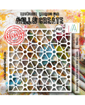 AALL and Create Stencil 6x6 Inch Wheelies (AALL-PC-169) (OUTLET)