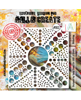 AALL and Create Stencil 6x6 Inch Blobology (AALL-PC-183) (OUTLET)