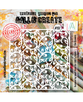AALL and Create Stencil 6x6 Inch Gin Bramble (AALL-PC-197) (OUTLET)