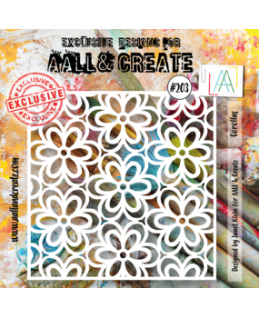 AALL and Create Stencil 6x6 Inch Corollas (AALL-PC-203) (OUTLET)