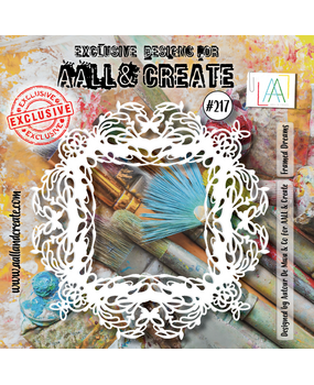 AALL and Create Stencil 6x6 Inch Framed Dreams (AALL-PC-217) (OUTLET)