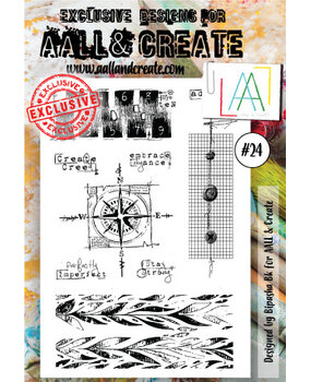 AALL and Create Stamp Set A6 Compass (AALL-TP-024) (OUTLET)