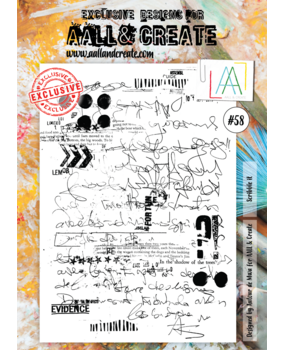 AALL and Create Stamp Set A4 Scribble It (AALL-TP-058) (OUTLET)