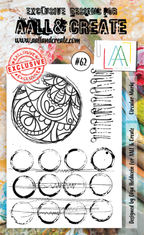 AALL and Create Stamp Set A6 Circular Marks (AALL-TP-062) (OUTLET)