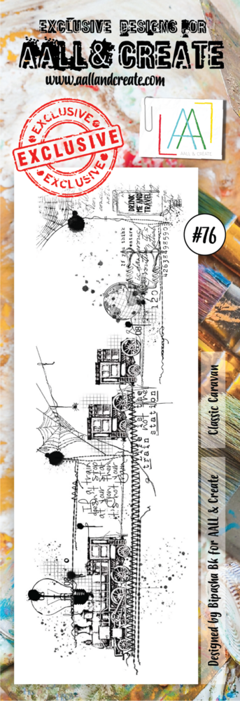 AALL and Create Stamp Set Border Classic Caravan (AALL-TP-076) (OUTLET) AALL and Create Stamp Set Border Classic Caravan (AALL-TP-076) (OUTLET)