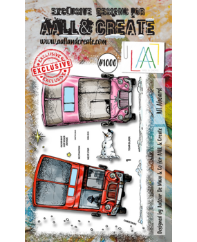 AALL and Create Stamp Set A6 All Aboard (AALL-TP-1000) (OUTLET)