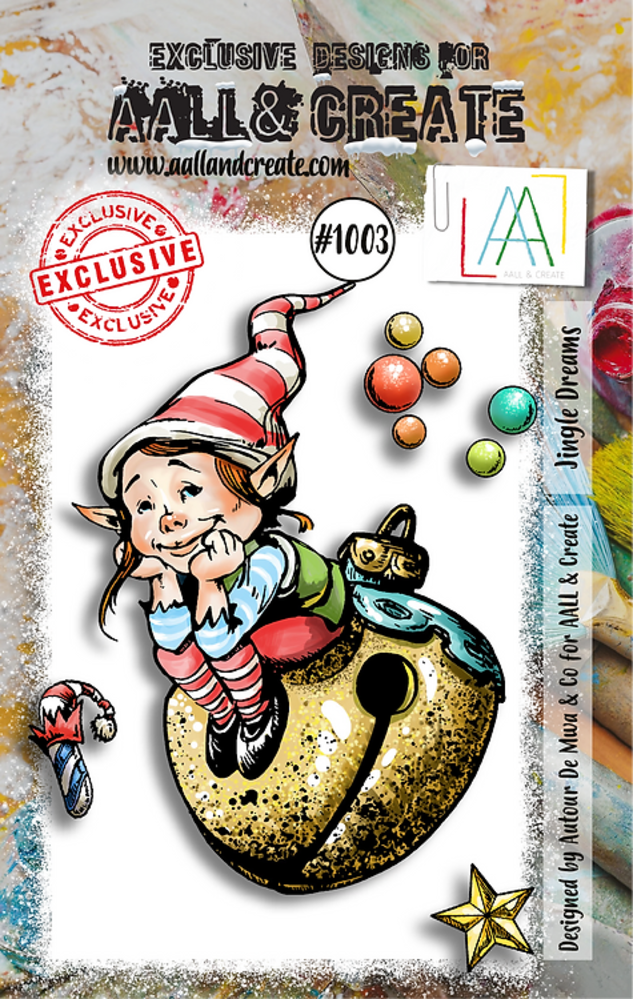 AALL and Create Stamp Set A7 Jingle Dreams (AALL-TP-1003) (OUTLET)