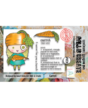 AALL and Create Stamp Set A7 Carrot (AALL-TP-1020) (OUTLET)