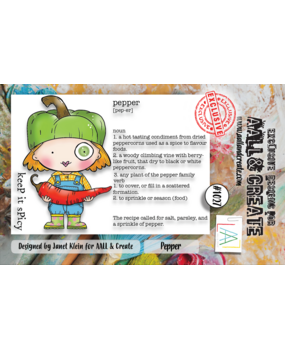 AALL and Create Stamp Set A7 Pepper (AALL-TP-1027) (OUTLET)