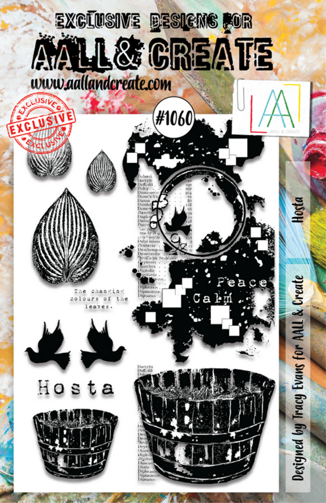 AALL and Create Stamp Set A5 Hosta (AALL-TP-1060) (OUTLET)