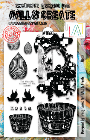 AALL and Create Stamp Set A5 Hosta (AALL-TP-1060) (OUTLET)
