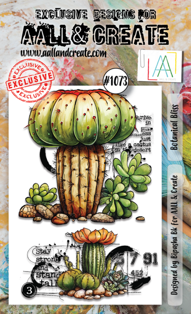 AALL and Create Stamp Set A6 Botanical Bliss (AALL-TP-1073) (OUTLET)