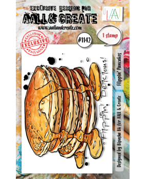 AALL and Create Stamp Set A7 Flippin' Pancakes (AALL-TP-1142) (OUTLET) AALL and Create Stamp Set A7 Flippin' Pancakes (AALL-TP-1142) (OUTLET)
