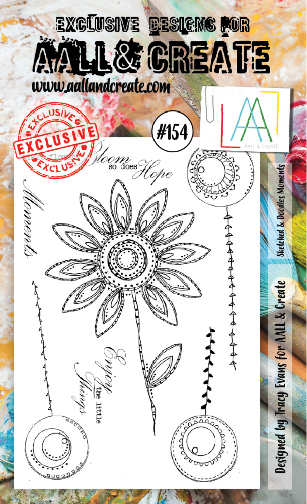 AALL and Create Stamp Set A6 Sketched & Doodles Moments (AALL-TP-154) (OUTLET)