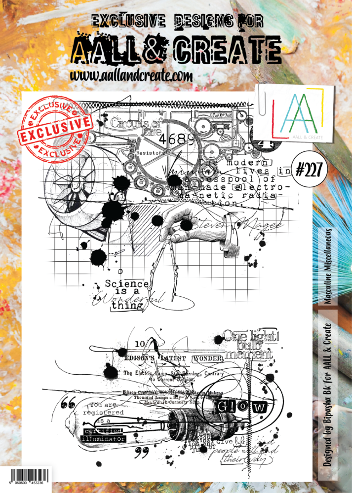 AALL and Create Stamp Set A4 Masculine Miscellaneous (AALL-TP-227) (OUTLET) AALL and Create Stamp Set A4 Masculine Miscellaneous (AALL-TP-227) (OUTLET)
