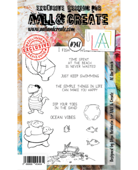 AALL and Create Stamp Set A6 At The Beach (AALL-TP-247) (OUTLET) AALL and Create Stamp Set A6 At The Beach (AALL-TP-247) (OUTLET)