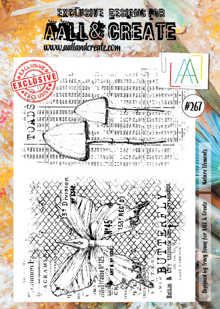 AALL and Create Stamp Set A4 Nature Elements (AALL-TP-267) (OUTLET)