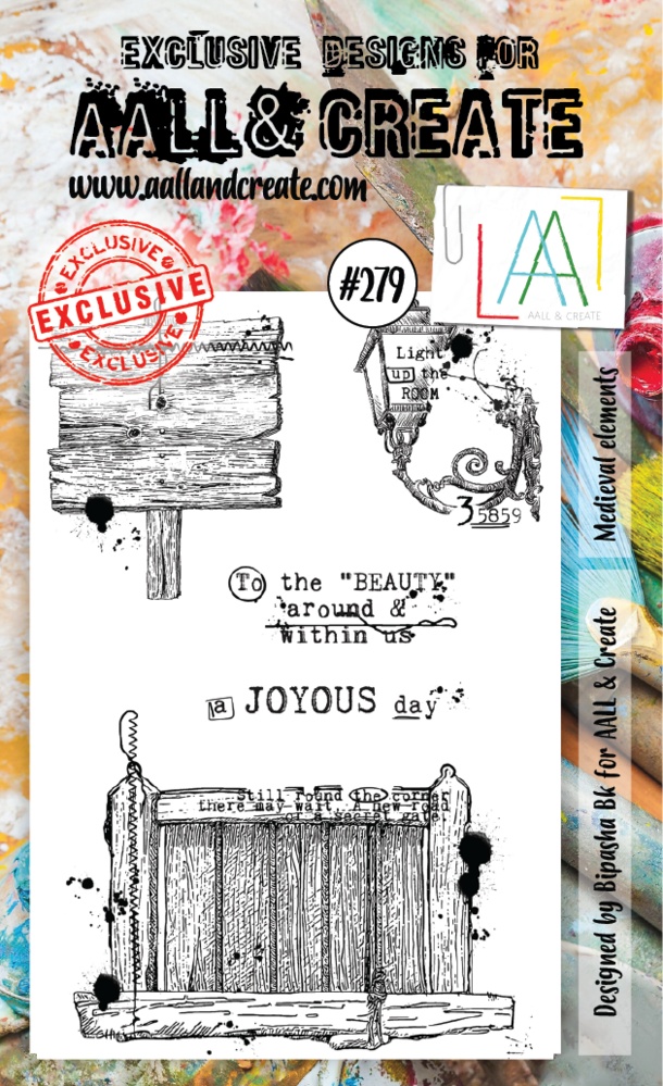 AALL and Create Stamp Set A6 Medieval Elements (AALL-TP-279) (OUTLET)
