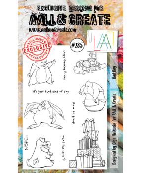 AALL and Create Stamp Set A6 Bad Day (AALL-TP-285) (OUTLET)