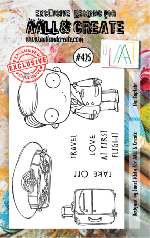 AALL and Create Stamp Set A7 The Captain (AALL-TP-425) (OUTLET) AALL and Create Stamp Set A7 The Captain (AALL-TP-425) (OUTLET)