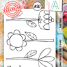 AALL and Create Stamp Set A7 Trois Fleurs (AALL-TP-517) (OUTLET) AALL and Create Stamp Set A7 Trois Fleurs (AALL-TP-517) (OUTLET)