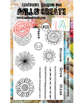 AALL and Create Stamp Set A6 Flower Pops (AALL-TP-523) (OUTLET) AALL and Create Stamp Set A6 Flower Pops (AALL-TP-523) (OUTLET)