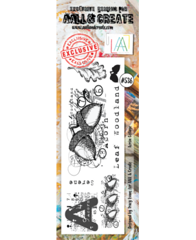 AALL and Create Stamp Set Border Acorn Collage (AALL-TP-536) (OUTLET) AALL and Create Stamp Set Border Acorn Collage (AALL-TP-536) (OUTLET)