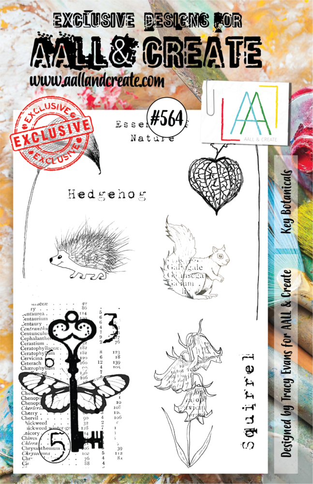 AALL and Create Stamp Set A5 Key Botanicals (AALL-TP-564) (OUTLET)