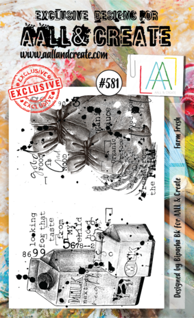 AALL and Create Stamp Set A6 Farm Fresh (AALL-TP-581) (OUTLET)