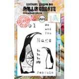 AALL and Create Stamp Set A7 Penguin (AALL-TP-604) (OUTLET)