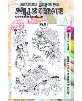 AALL and Create Stamp Set A5 Filaments & Feathers (AALL-TP-621) (OUTLET)