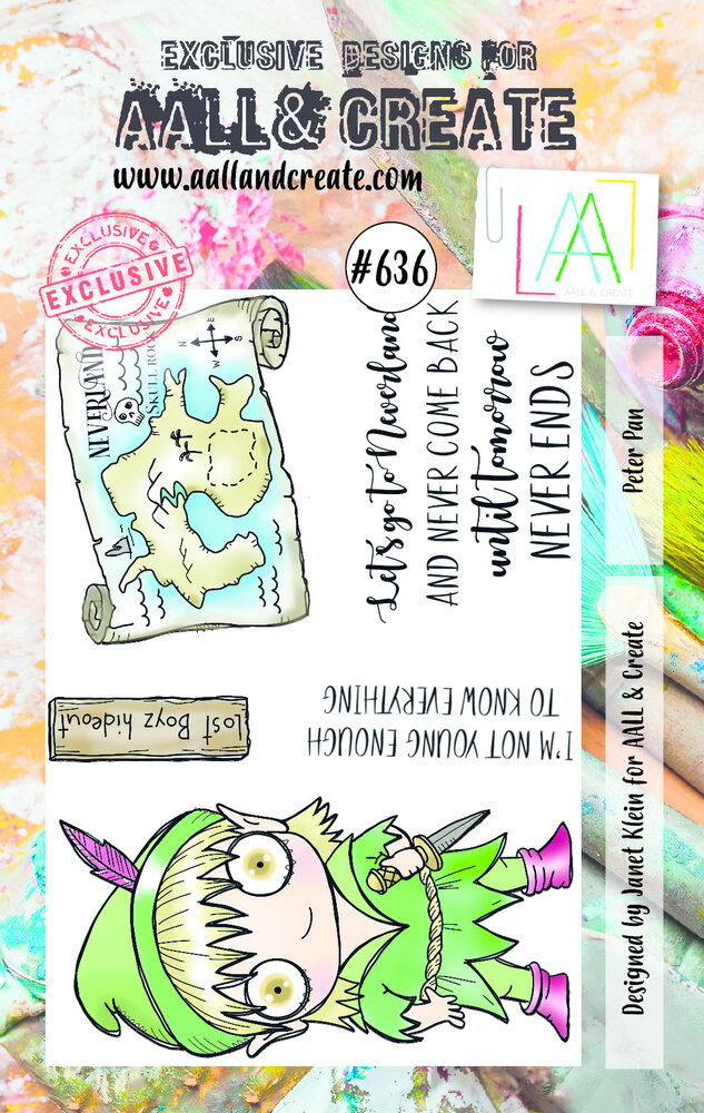 AALL and Create Stamp Set A7 Peter Pan (AALL-TP-636) (OUTLET)