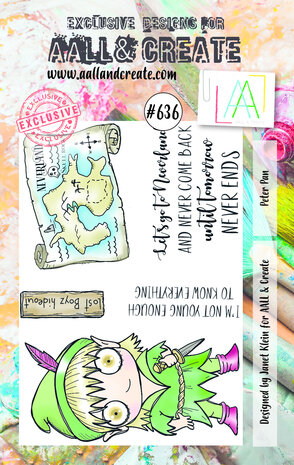 AALL and Create Stamp Set A7 Peter Pan (AALL-TP-636) (OUTLET)