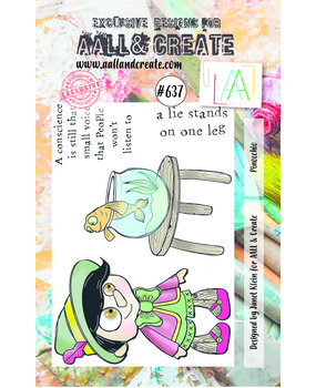 AALL and Create Stamp Set A7 Pinocchio (AALL-TP-637) (OUTLET)