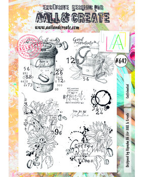 AALL and Create Stamp Set A4 Caffeinated (AALL-TP-642) (OUTLET)