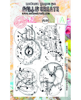 AALL and Create Stamp Set A6 Sweet Tooth (AALL-TP-644) (OUTLET)