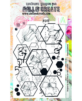 AALL and Create Stamp Set A6 Clipped Botanicals (AALL-TP-649) (OUTLET)