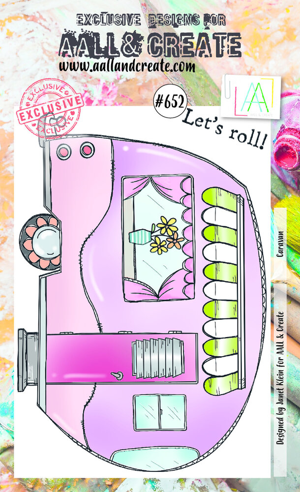 AALL and Create Stamp Set A6 Caravan (AALL-TP-652) (OUTLET)