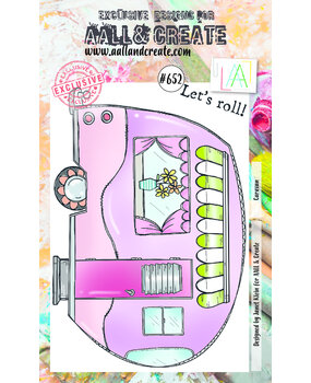 AALL and Create Stamp Set A6 Caravan (AALL-TP-652) (OUTLET)