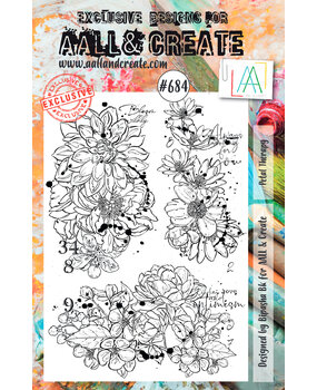 AALL and Create Stamp Set A5 Petal Therapy (AALL-TP-684) (OUTLET)