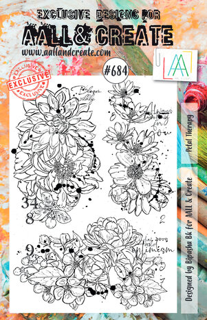 AALL and Create Stamp Set A5 Petal Therapy (AALL-TP-684) (OUTLET) AALL and Create Stamp Set A5 Petal Therapy (AALL-TP-684) (OUTLET)