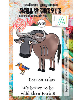 AALL and Create Stamp Set A7 Wildebeest (AALL-TP-700) (OUTLET)