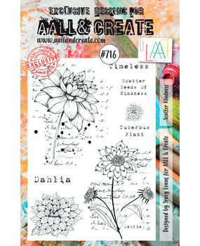 AALL and Create Stamp Set A5 Scatter Kindness (AALL-TP-716) (OUTLET)