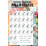 AALL and Create Stamp Set A5 Tagged Alphabet (AALL-TP-718) (OUTLET)