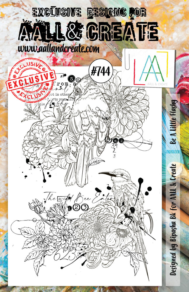 AALL and Create Stamp Set A5 Be A Little Flashy (AALL-TP-744) (OUTLET)