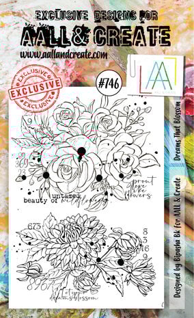 AALL and Create Stamp Set A6 Dreams That Blossom (AALL-TP-746) (OUTLET) AALL and Create Stamp Set A6 Dreams That Blossom (AALL-TP-746) (OUTLET)
