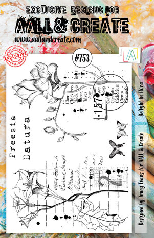 AALL and Create Stamp Set A5 Delight In Flora (AALL-TP-753) (OUTLET)