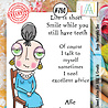 AALL and Create Stamp Set A7 Deep Thoughts Dee (AALL-TP-780) (OUTLET)