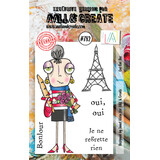 AALL and Create Stamp Set A7 Oui Oui Dee (AALL-TP-782) (OUTLET)