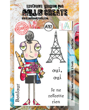 AALL and Create Stamp Set A7 Oui Oui Dee (AALL-TP-782) (OUTLET)